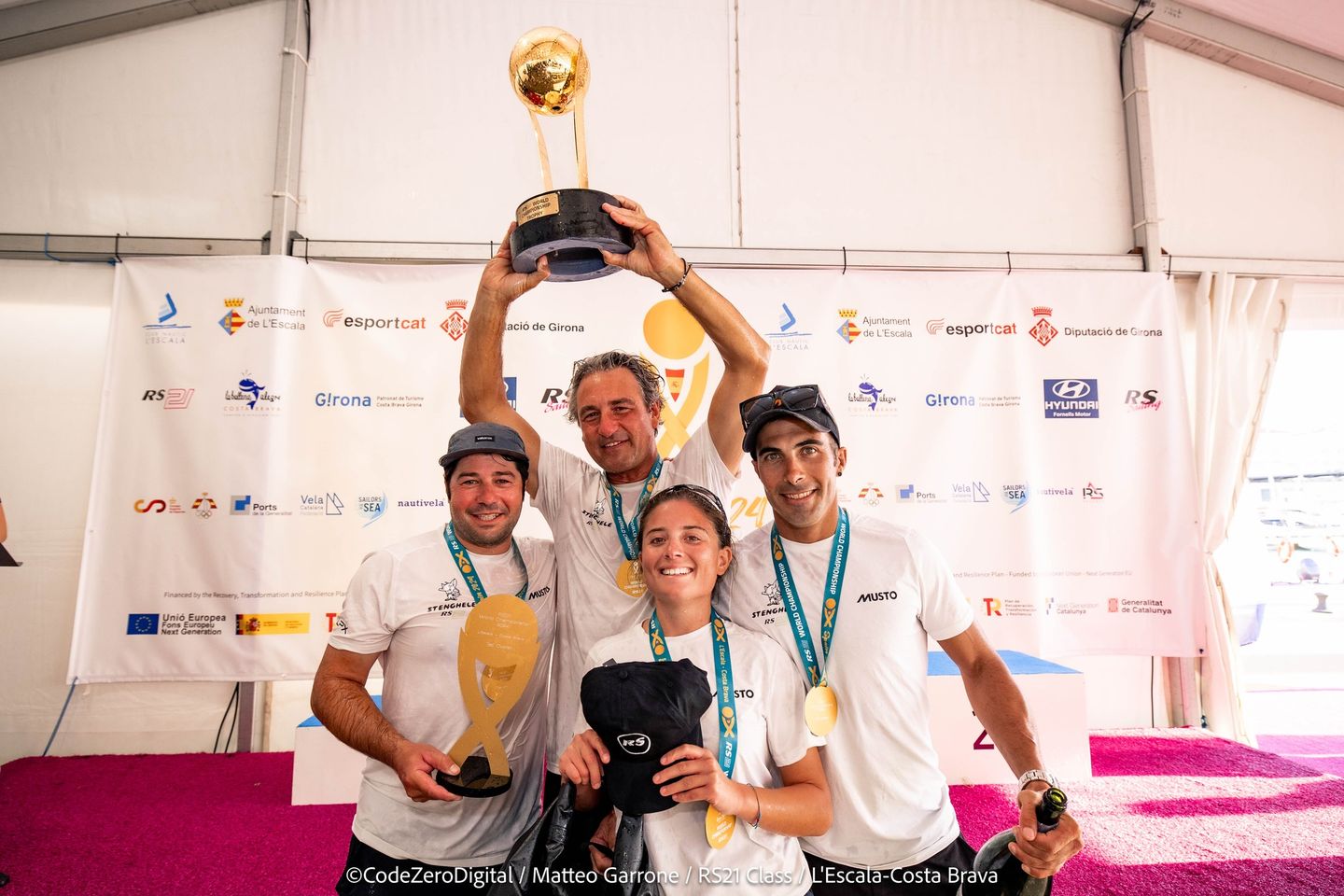 The Italians dominated the World Championships in the RS 21 class